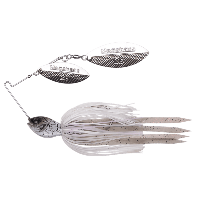 Load image into Gallery viewer, MEGABASS SPINNERBAIT/BUZZBAIT 1-2 / White Python Megabass SV-3 Double Willow Spinnerbait

