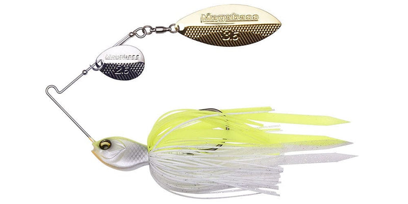 Load image into Gallery viewer, MEGABASS SPINNERBAIT/BUZZBAIT 3-8oz / White Chartreuse Megabass SV-3 SR Slow Roller Spinnerbait
