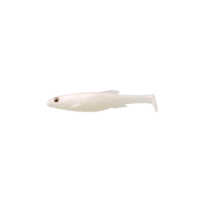 Load image into Gallery viewer, MEGABASS SWIMBAITS Albino Pearl Megabass Magdraft 5&quot; Freestyle Swimbait
