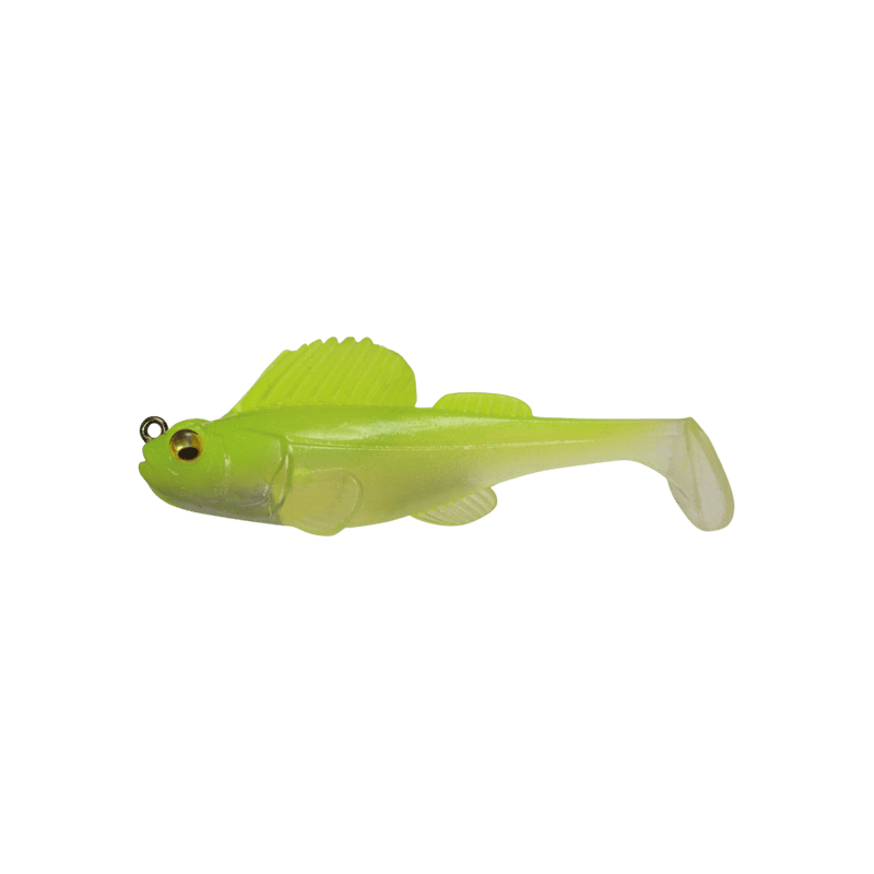 Load image into Gallery viewer, MEGABASS SWIMBAITS Clear Chartreuse Megabass Dark Sleeper 3.8&quot; 3/4oz
