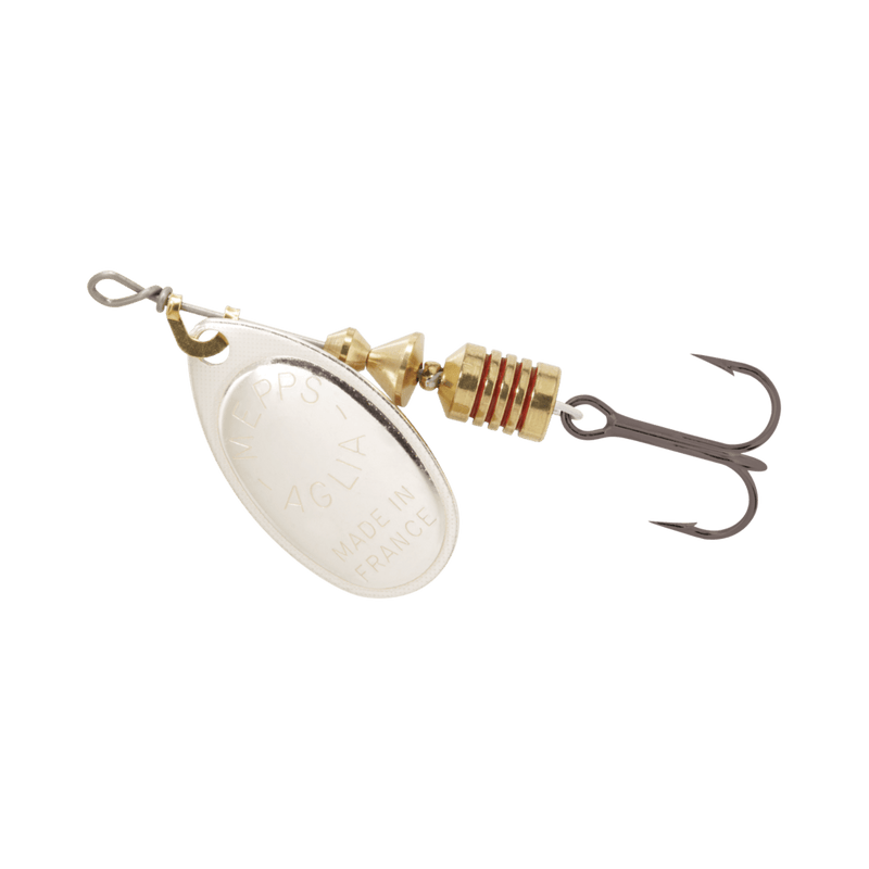 Load image into Gallery viewer, MEPPS AGLIA SPINNER B0 / Silver Mepps Aglia Plain Spinner
