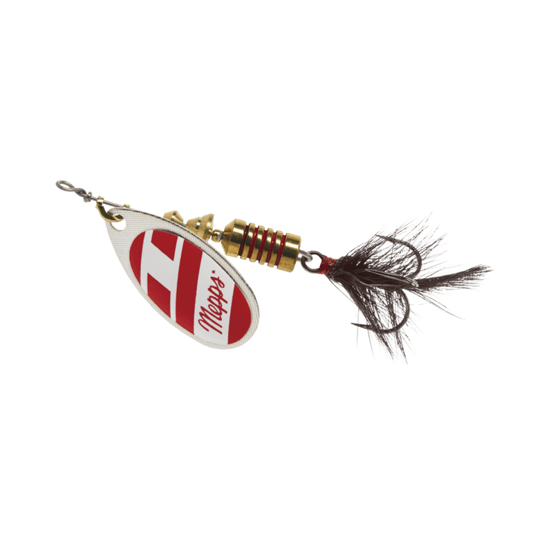 Load image into Gallery viewer, MEPPS AGLIA SPINNER DRESSED B2D / Red-White Mepps Aglia Spinner Dressed
