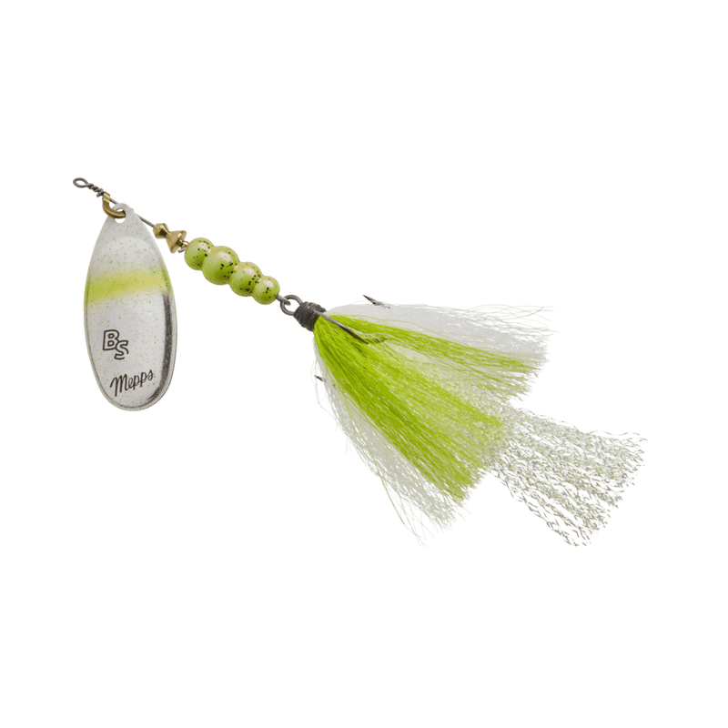 Load image into Gallery viewer, MEPPS BRONZE SLAMMER 3 / Silver Chartreuse Mepps Bronze Slammer
