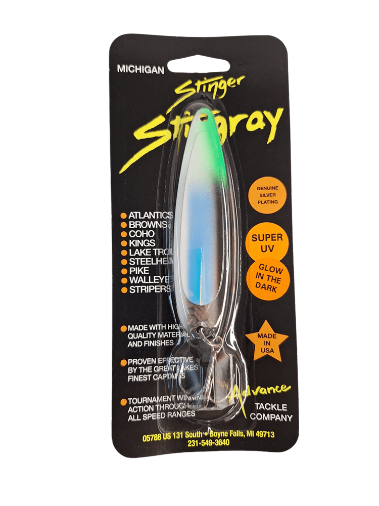 Load image into Gallery viewer, MICHIGAN STINGER TROLLING SPOONS Die Hard Michigan Stinger Stingray Spoon
