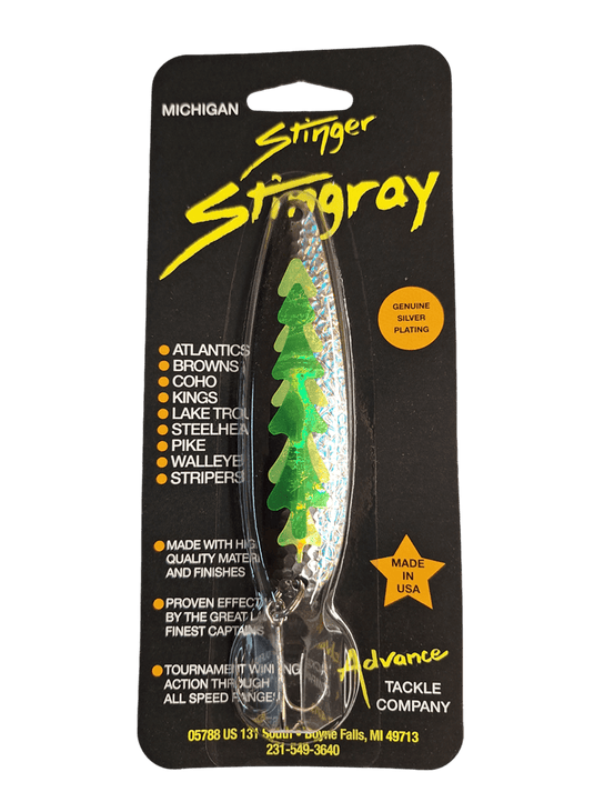 MICHIGAN STINGER TROLLING SPOONS Fat Nancy's CIUV Michigan Stinger Stingray Spoon