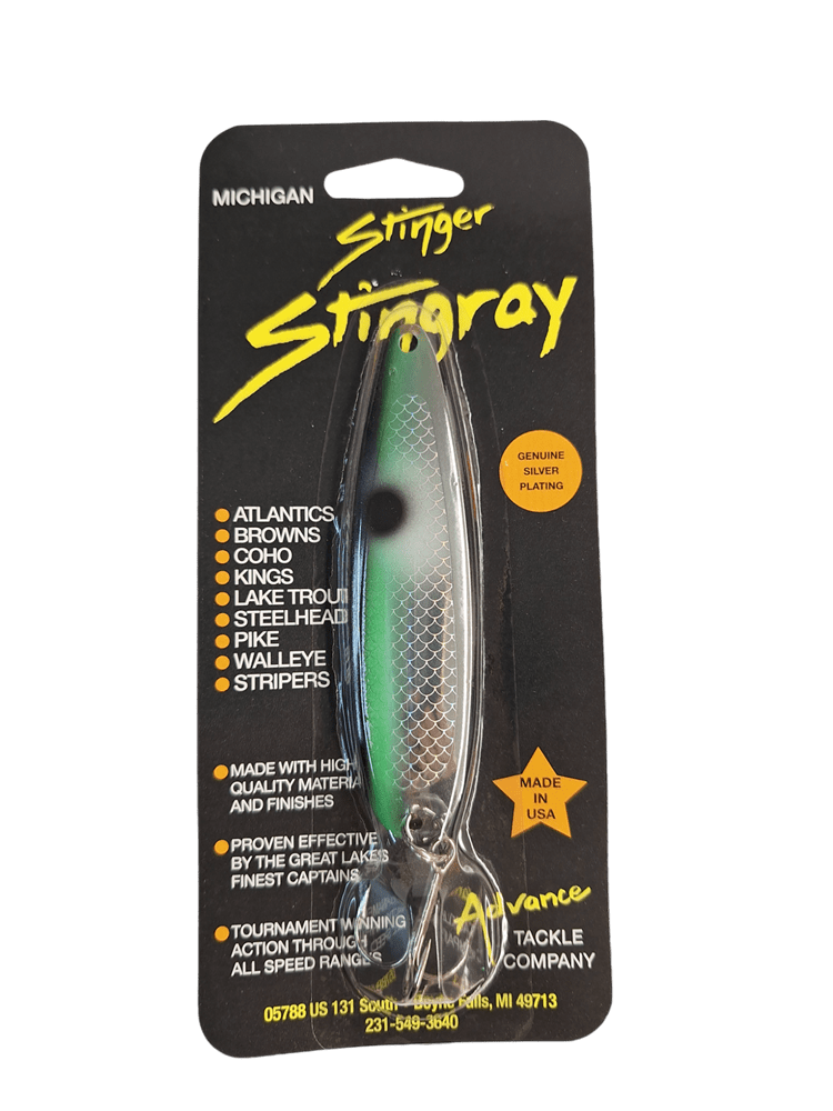 Load image into Gallery viewer, MICHIGAN STINGER TROLLING SPOONS Gator Michigan Stinger Stingray Spoon
