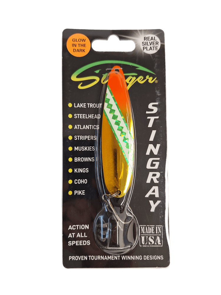 Load image into Gallery viewer, MICHIGAN STINGER TROLLING SPOONS Hawg Wild Michigan Stinger Stingray Spoon
