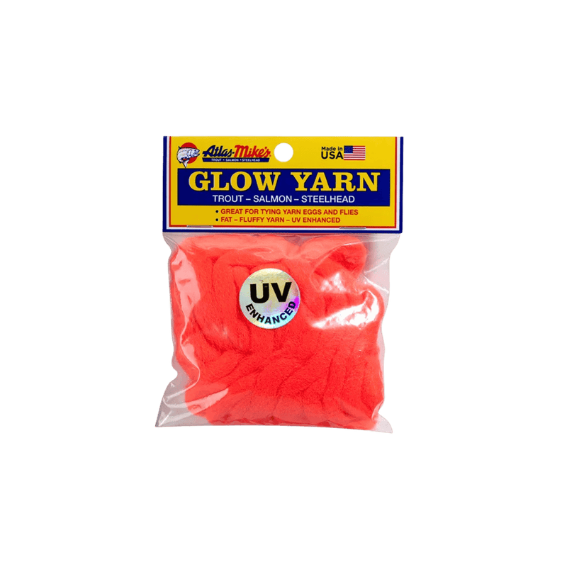 Load image into Gallery viewer, Atlas Mike&#39;s UV Glow Yarn | Colour: Flame Red | Fishing World
