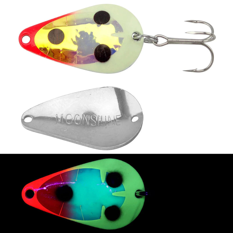 Load image into Gallery viewer, MOONSHINE CASTING SPOONS 3-4 / RV Glow Bloody Nose Moonshine Cast Spoon
