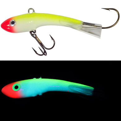 MOONSHINE ICE GLIDE BAITS 3 / Blue Clown Moonshine Shiver Minnow