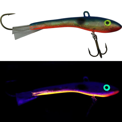 MOONSHINE ICE GLIDE BAITS 3 / BT Shad Moonshine Shiver Minnow Holographic