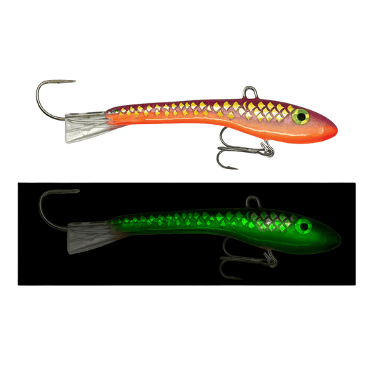 MOONSHINE ICE GLIDE BAITS 3 / Craw Scale Moonshine Rattling Shiver Minnow