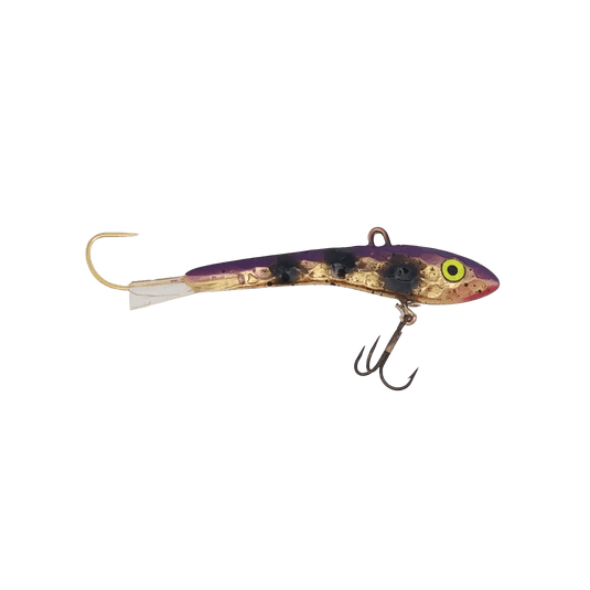 MOONSHINE ICE GLIDE BAITS 3 / LSO Gold Midnight Moonshine Shiver Minnow