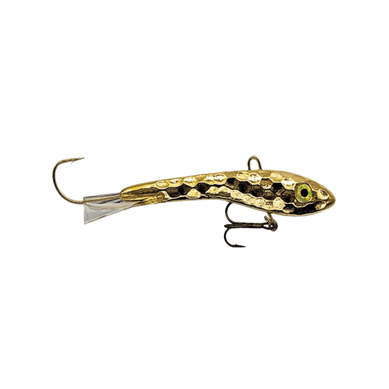 Load image into Gallery viewer, MOONSHINE ICE GLIDE BAITS 3 / LSO Gold Moonshine Shiver Minnow
