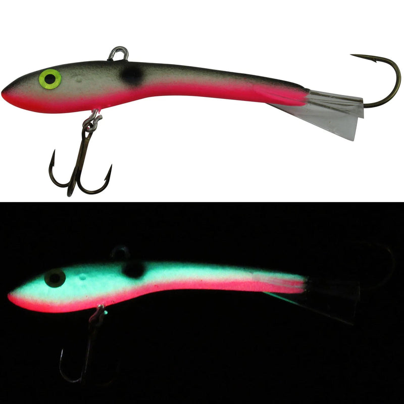 Load image into Gallery viewer, MOONSHINE ICE GLIDE BAITS 3 / Mel&#39;s Minnow Moonshine Shiver Minnow
