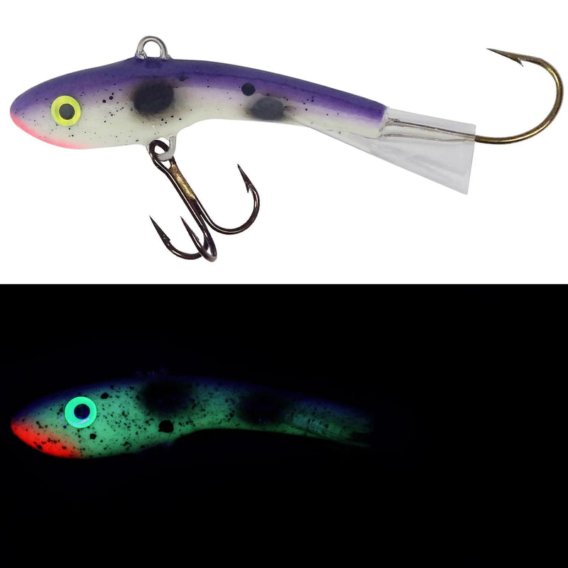 Load image into Gallery viewer, MOONSHINE ICE GLIDE BAITS 3 / Purple Goby Moonshine Shiver Minnow
