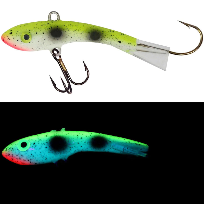 Load image into Gallery viewer, MOONSHINE ICE GLIDE BAITS 3 / Yeller Goby Moonshine Shiver Minnow
