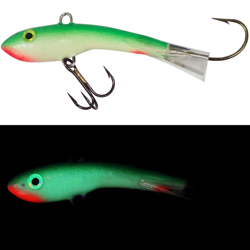 Load image into Gallery viewer, MOONSHINE ICE GLIDE BAITS 3 / Yellow Tail Moonshine Shiver Minnow
