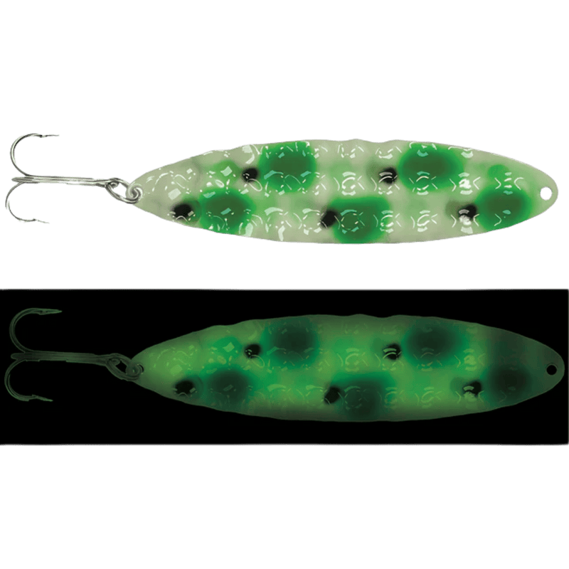Load image into Gallery viewer, MOONSHINE TROLLING SPOONS 5" MAG / Bad Toad Moonshine Hammered Moonchips Series
