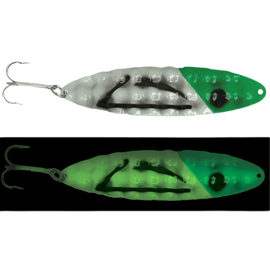 MOONSHINE TROLLING SPOONS 5" MAG / Flounder Pounder Moonshine Hammered Moonchips Series
