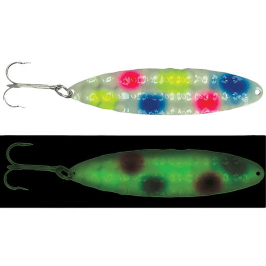 MOONSHINE TROLLING SPOONS 5" MAG / Wonderbread Moonshine Hammered Moonchips Series