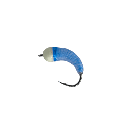 NEPTUNE FLIES ICE JIGS Small / Glow Blue Neptune Ice Bug 2 Pack