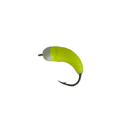 NEPTUNE FLIES ICE JIGS Small / Glow Chartreuse Neptune Ice Bug 2 Pack