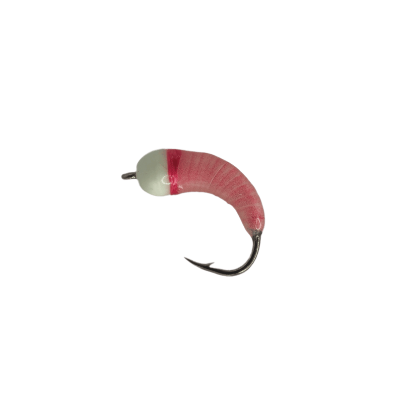 Load image into Gallery viewer, NEPTUNE FLIES ICE JIGS Small / Glow Pink Neptune Ice Bug 2 Pack
