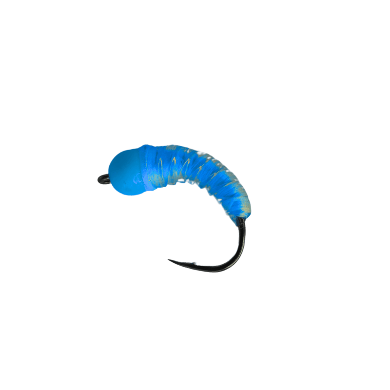 Load image into Gallery viewer, NEPTUNE FLIES ICE JIGS Small / UV Blue Neptune Ice Bug 2 Pack
