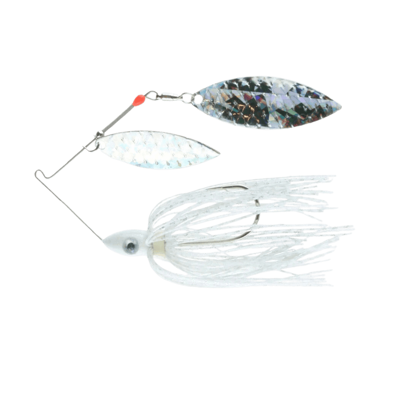 Load image into Gallery viewer, NICHOLS PULSATOR SPINNERBAIT 1-2 / Silver Flake Shad Silver Glass Nichols Pulsator Spinnerbait 1/2oz
