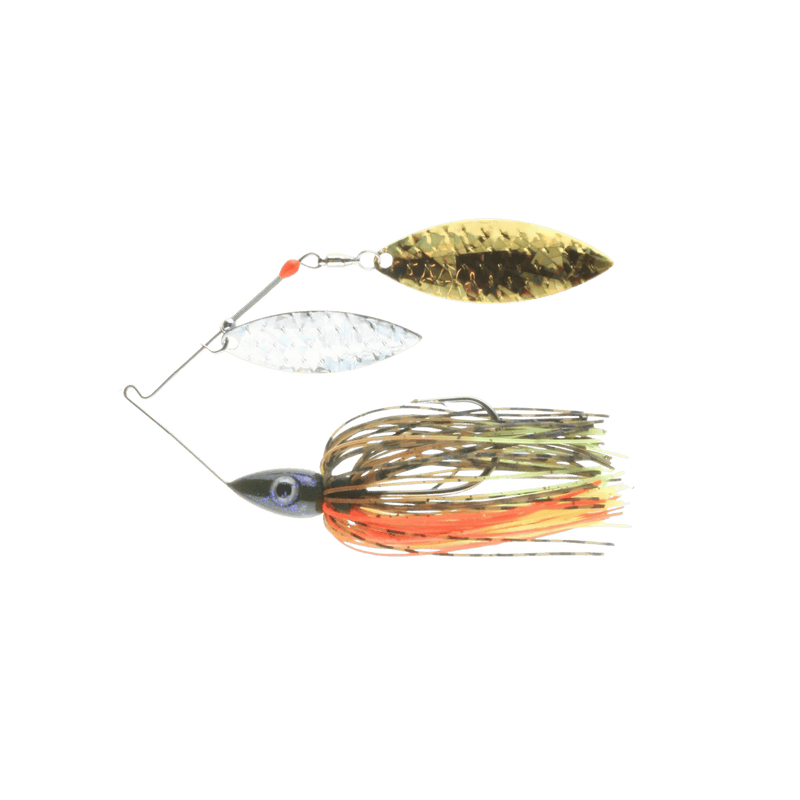 Load image into Gallery viewer, NICHOLS SPINNERBAIT/BUZZBAIT 1/2 / Bluegill - Silver/Gold Glass Nichols Lures Pulsator Shattered Glass Spinnerbait
