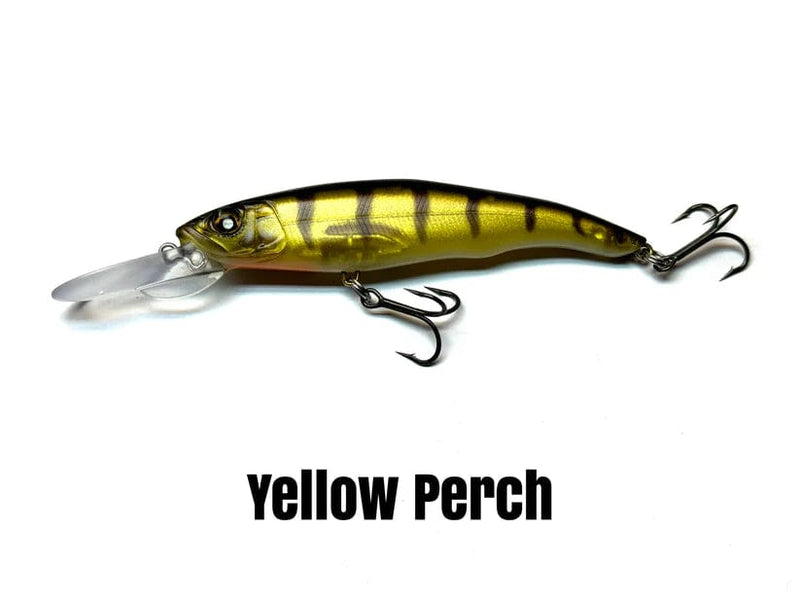 Load image into Gallery viewer, NISHINE JERKBAIT Yellow Perch Nishine Lure Works Erie 95 Md Jerkbait
