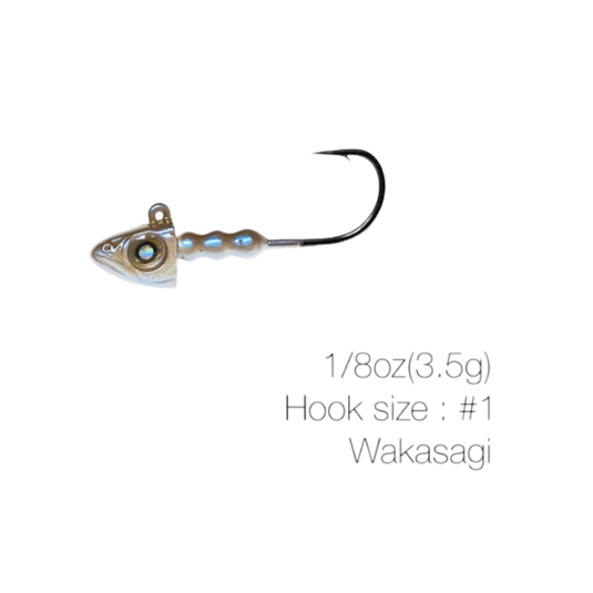 NISHINE SMELT HEAD 1/8 / Wakasagi / 1 Nishine Lure Works Smelt Head