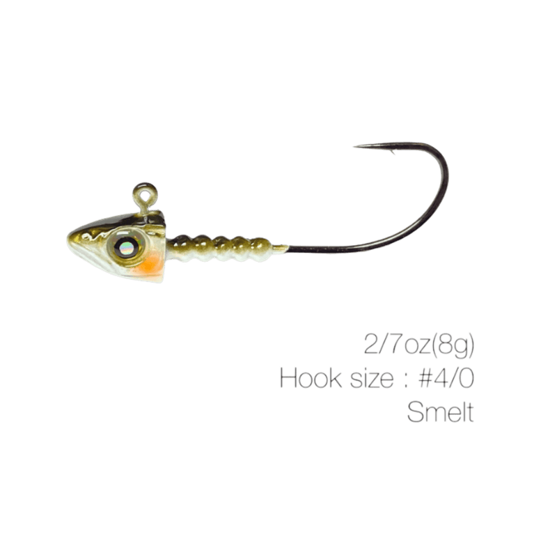 Load image into Gallery viewer, NISHINE SMELT HEAD 2/7 / Smelt / 4-0 Nishine Lure Works Smelt Head
