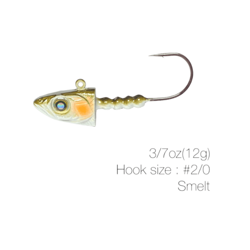 Load image into Gallery viewer, NISHINE SMELT HEAD 3/7 / Smelt / 2-0 Nishine Lure Works Smelt Head
