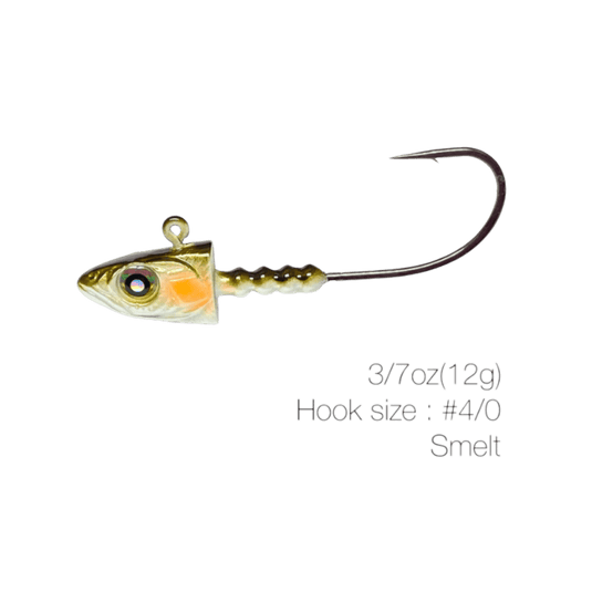 NISHINE SMELT HEAD 3/7 / Smelt / 4-0 Nishine Lure Works Smelt Head