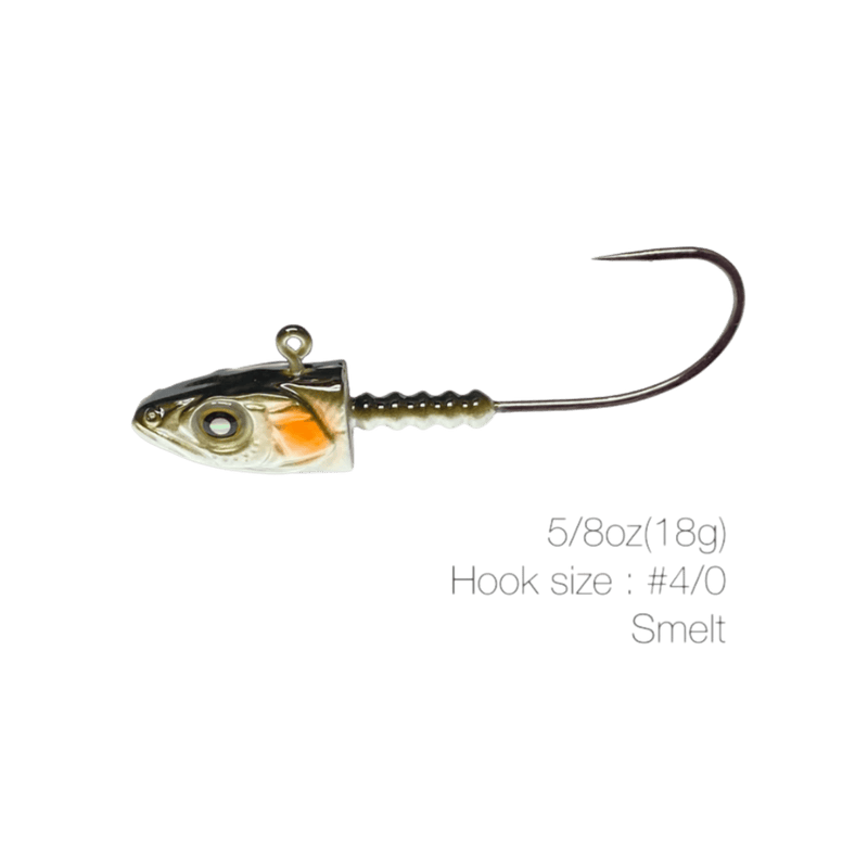 Load image into Gallery viewer, NISHINE SMELT HEAD 5/8 / Smelt / 4-0 Nishine Lure Works Smelt Head
