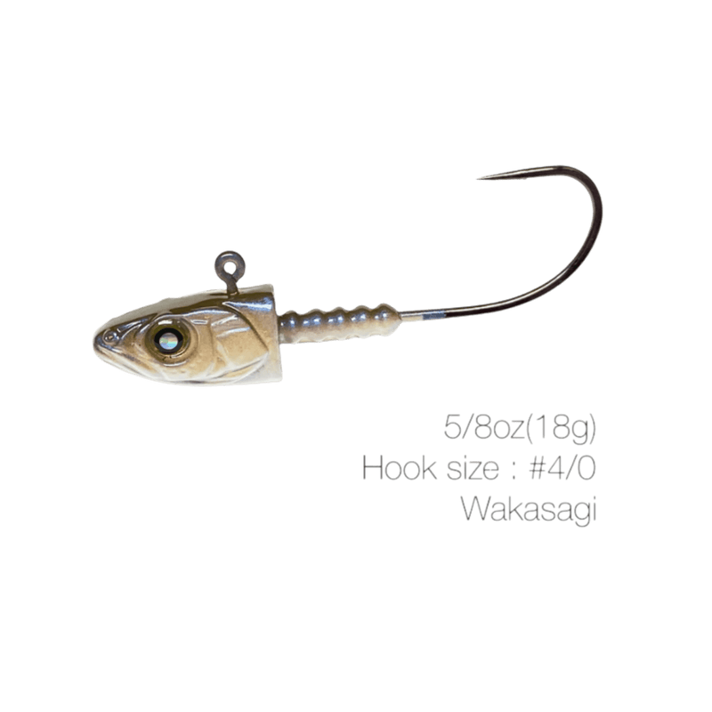 Load image into Gallery viewer, NISHINE SMELT HEAD 5/8 / Wakasagi / 4-0 Nishine Lure Works Smelt Head
