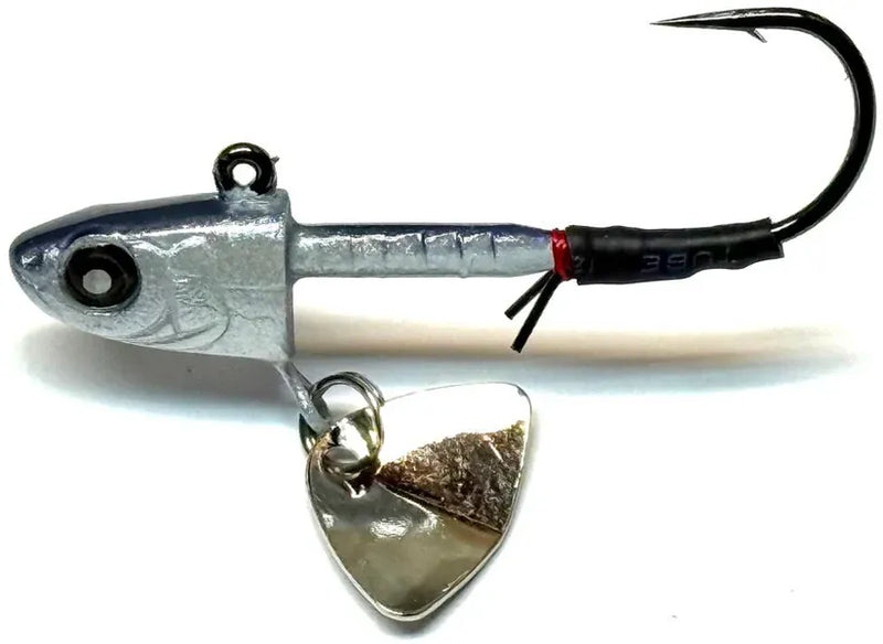 Load image into Gallery viewer, NISHINE SWIMBAIT JIGS 1-10oz - 1 / Purple Back Smelt Nishine Lure Works Smelthead Finesse
