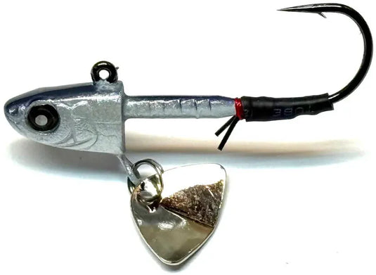 NISHINE SWIMBAIT JIGS 1-10oz - 1 / Purple Back Smelt Nishine Lure Works Smelthead Finesse