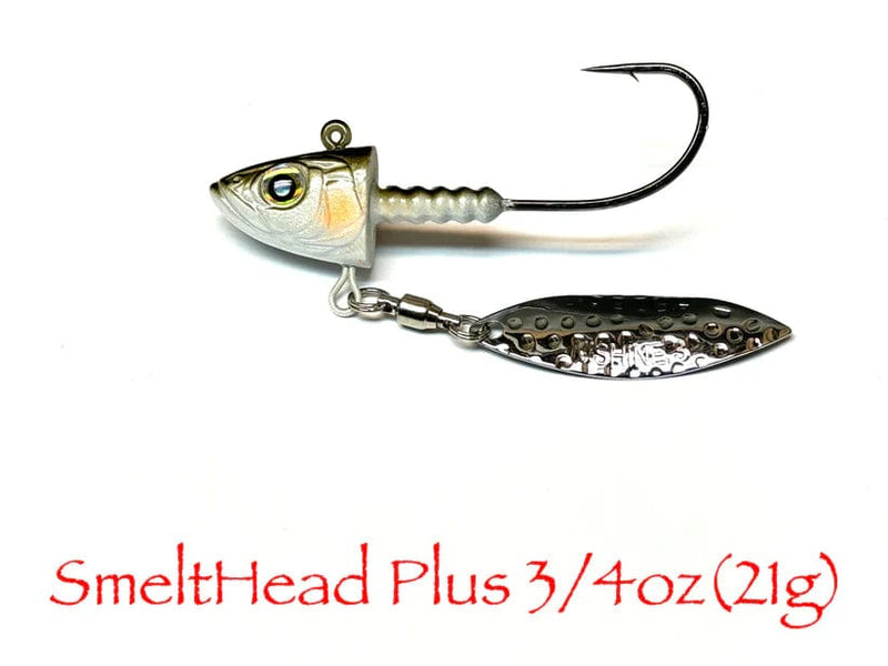 Load image into Gallery viewer, NISHINE SWIMBAIT JIGS 3-4OZ / Smelt Nishine Lure Works Smelt Head Plus
