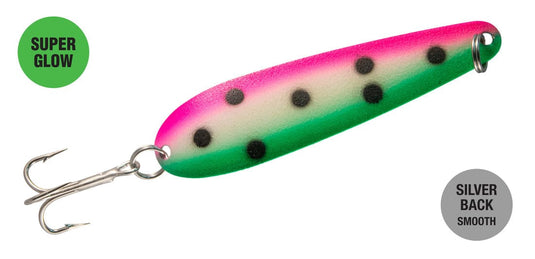 NORTHERN KING TROLLING SPOONS Glow Watermelon Northern King Magnum Spoon