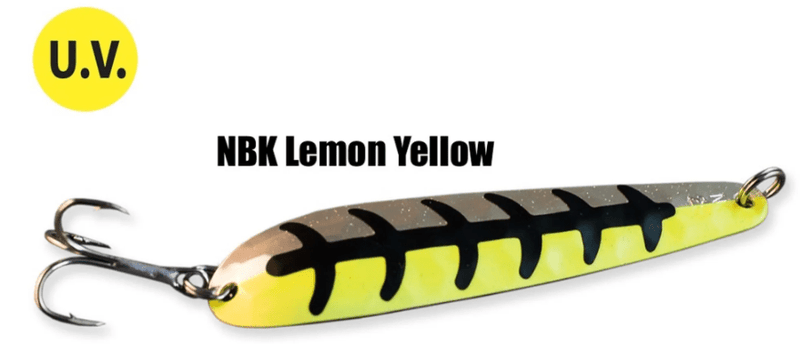 Load image into Gallery viewer, NORTHERN KING TROLLING SPOONS NBK Lemon Yellow Northern King Magnum Spoon
