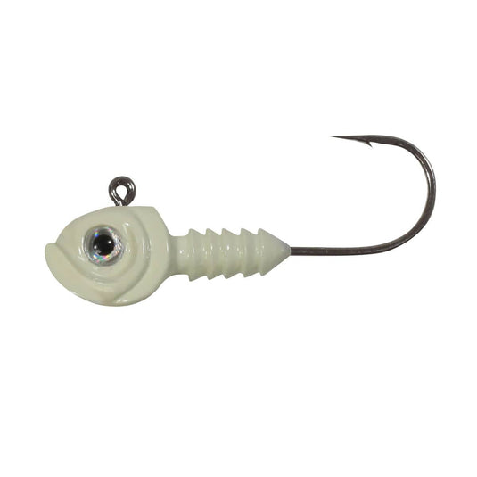 NORTHLAND ALL JIGS 3/4 5/0 Hook / Glo White Northland Magnum Smeltinator Jig