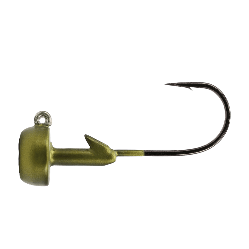 Load image into Gallery viewer, NORTHLAND BASS JIGS 1-8 / Flat Grn Pumpkin Northland Tungsten Nedster Jig
