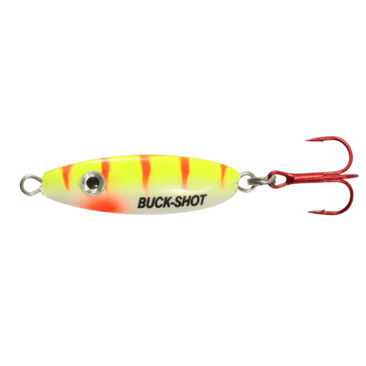 NORTHLAND BUCSHT RATL SPN 1-4 / UV Electric Perch Northland Buck-Shot Rattle Spoon