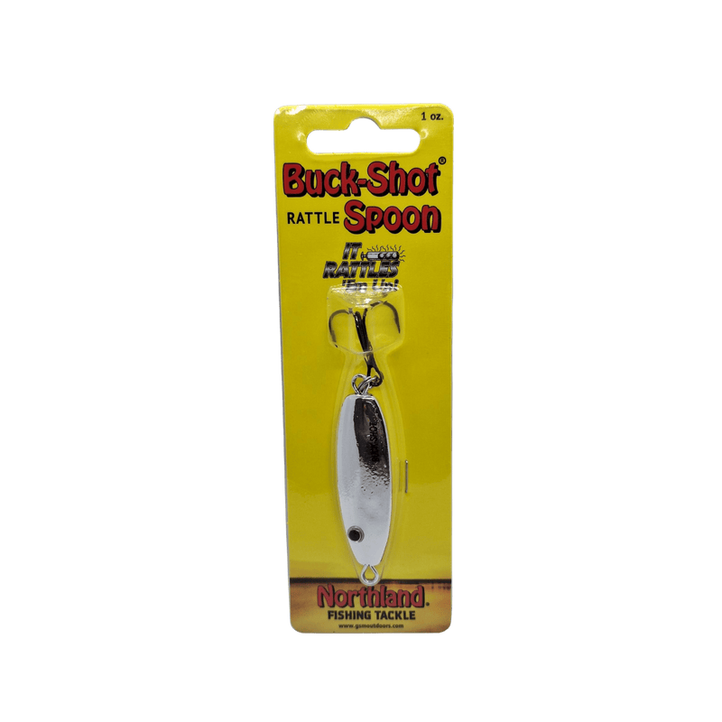 Load image into Gallery viewer, NORTHLAND BUCSHT RATL SPN 1 oz / Silver Northland Buck-Shot Rattle Spoon
