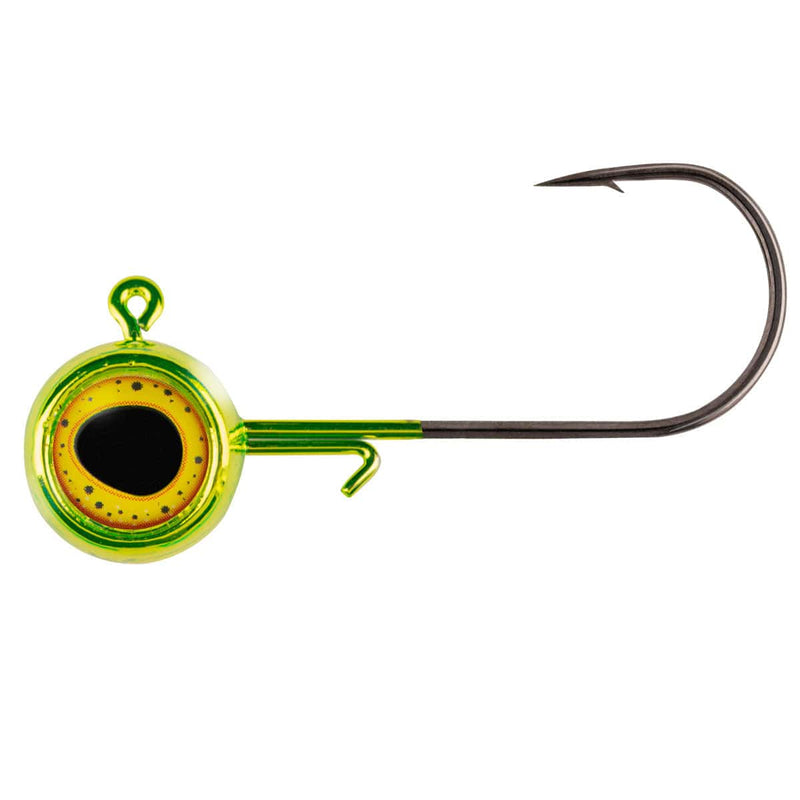 Load image into Gallery viewer, NORTHLAND DEEP-V JIG 1-8 / Metallic Chartreuse Northland Deep-V Jig
