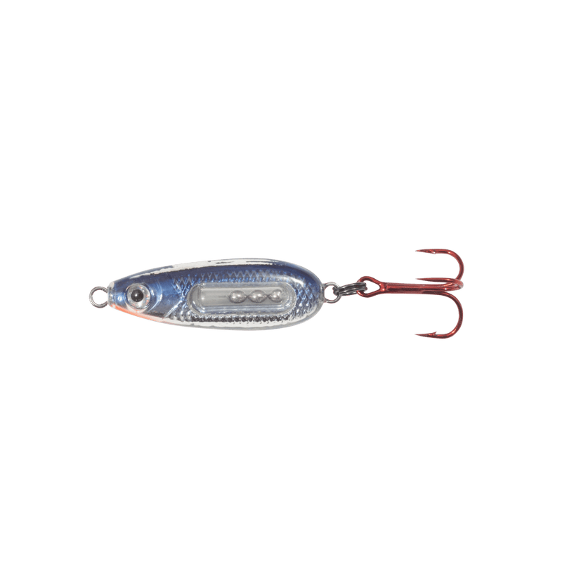 Load image into Gallery viewer, NORTHLAND GLASS BUCK-SHOT 1-8 / Silver Shiner Northland Glass Buck-Shot Spoon
