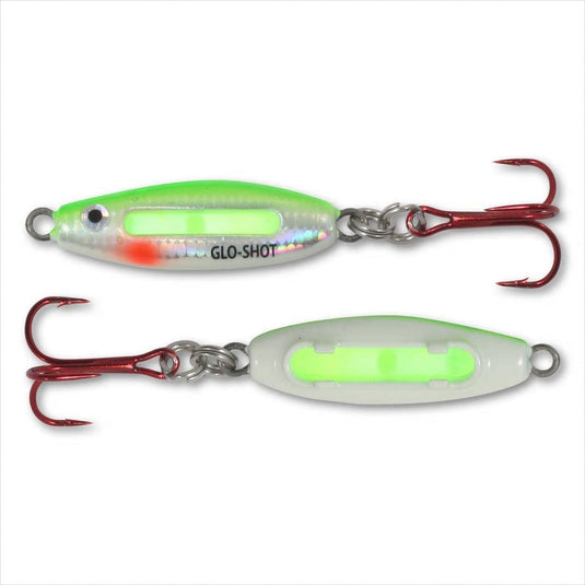 NORTHLAND GLO-SHOT FB SPOON 1-4 / Super Glo Perch Northland Glo-Shot Fire Belly Spoon